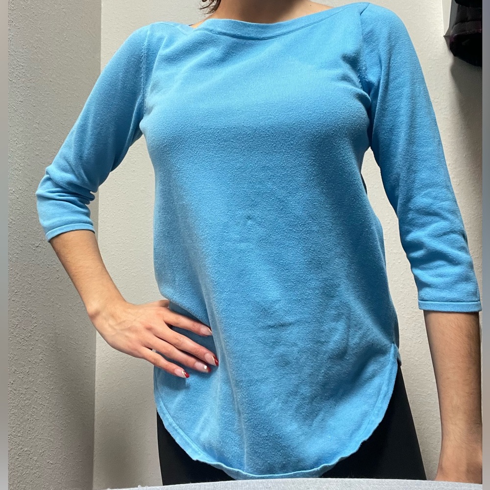 Blue sweater